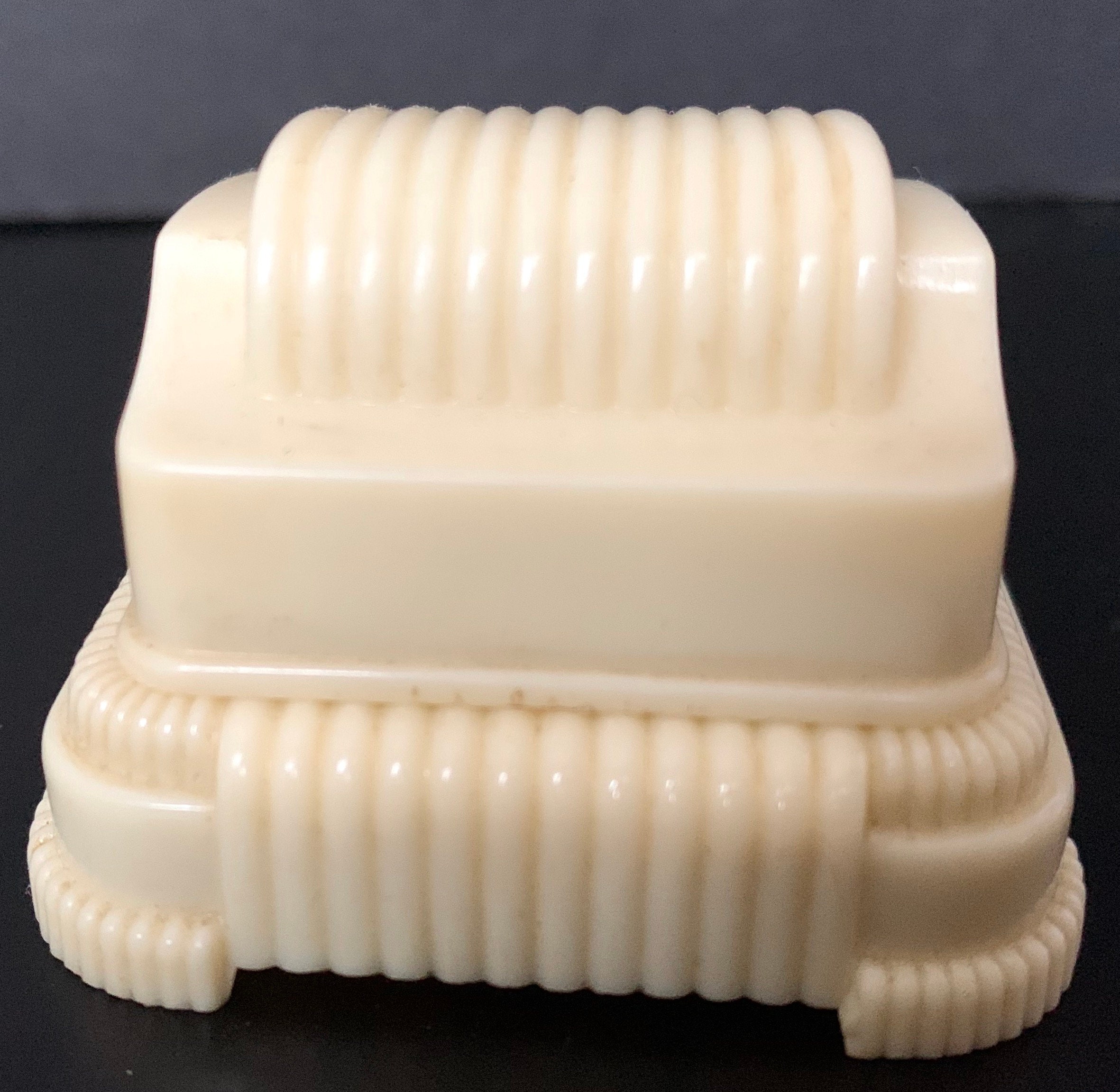 Vintage Art Deco Celluloid Made in USA Ring Box Presentation, Blue 