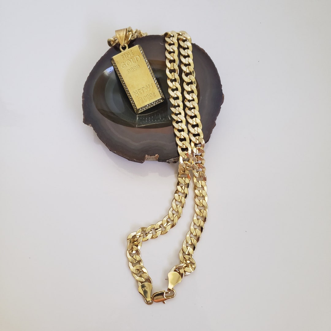 Chapado en Laton ゴールド　パール　Conche 18K Gold PVD Stainless Steel Conch Seashell Charm / PDL0098