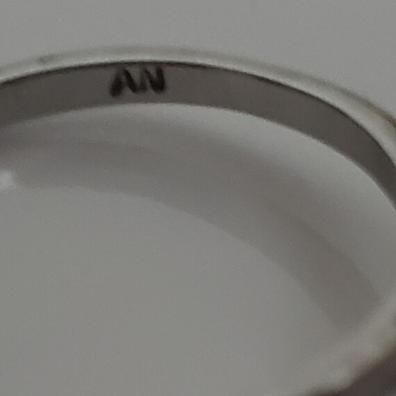 Rhinestone Stackable Rings Set: Silver Tone Brida… - image 7