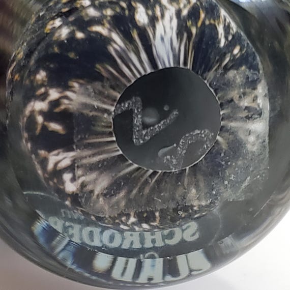 Handblown Art Glass Kiwi Bird Paperweight: Schroder's Glass, New