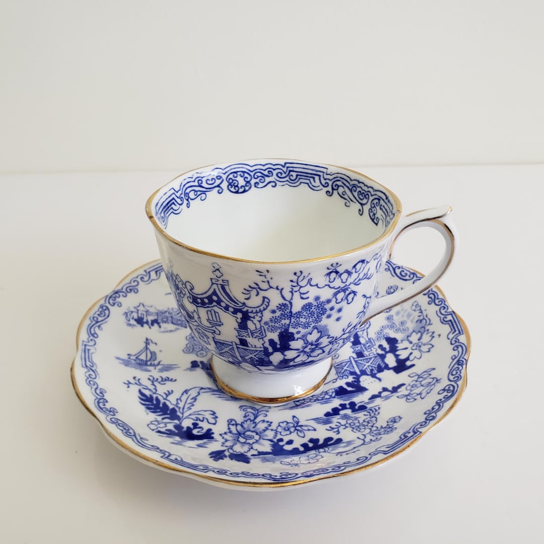 Royal Albert 100 Years Of Royal Albert 1940 Florence Teacup & Saucer, Fine Bone China - View #10
