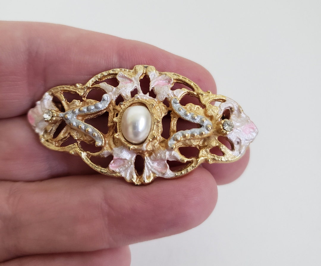 Faux Pearl And Body Brooch main image 1