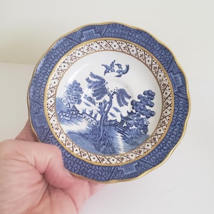 Vintage Booths Real Old Willow Saucer: English Earthenware Plate