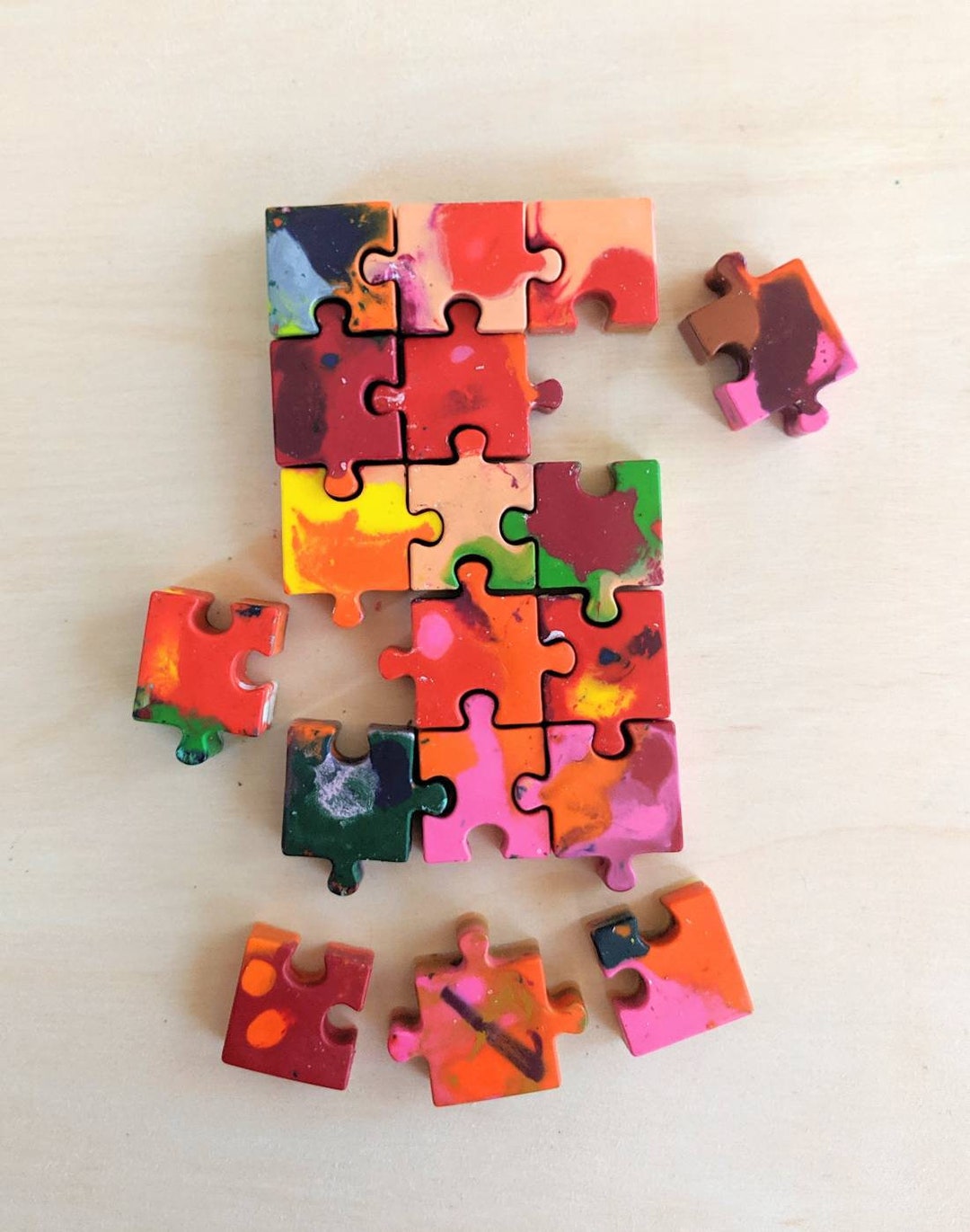 Puzzle Gifts Crayon Puzzle Unique Gifts for Kids Brain Etsy