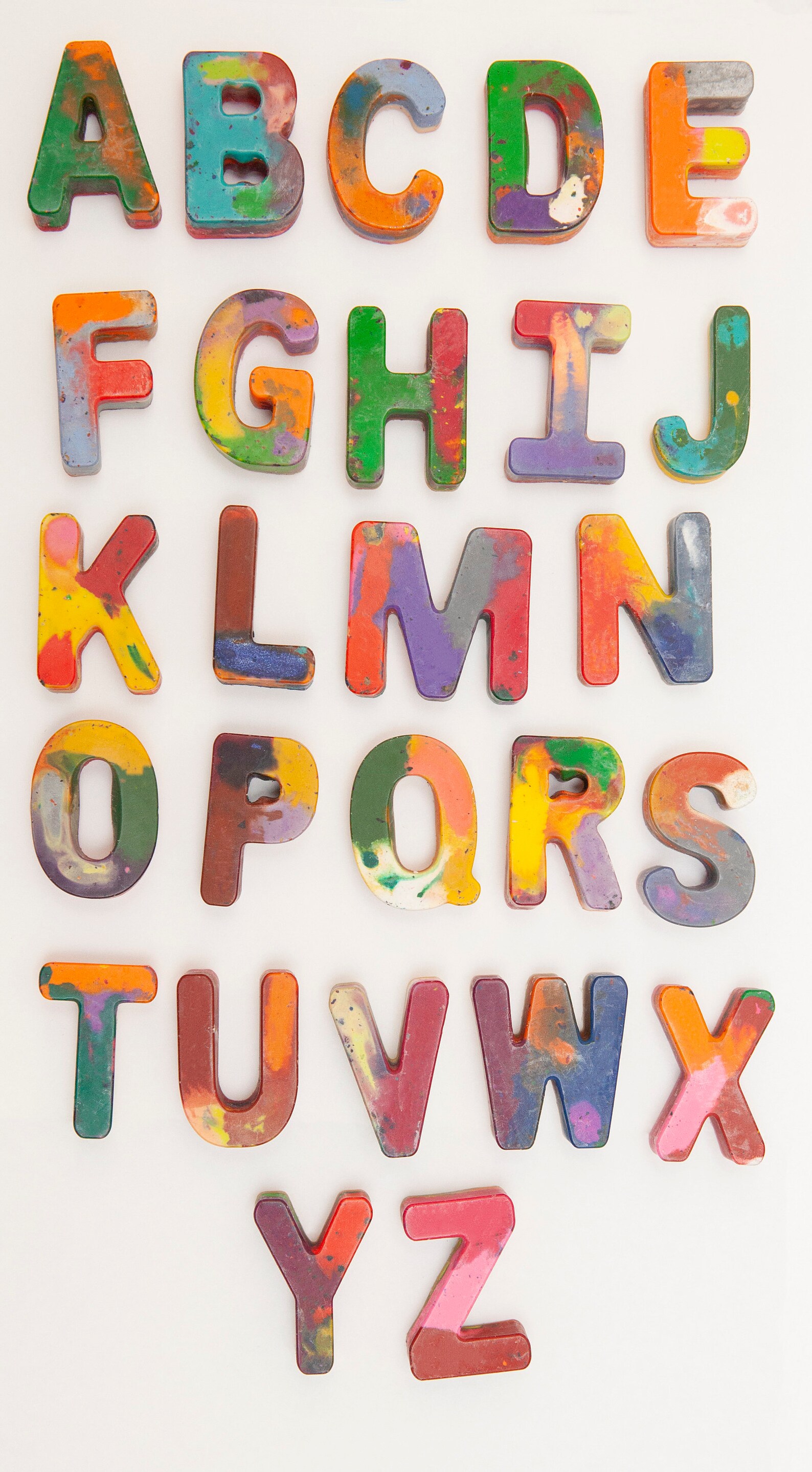 Kids Crayons Alphabet Letters Alphabet Toy Kids Gift - Etsy