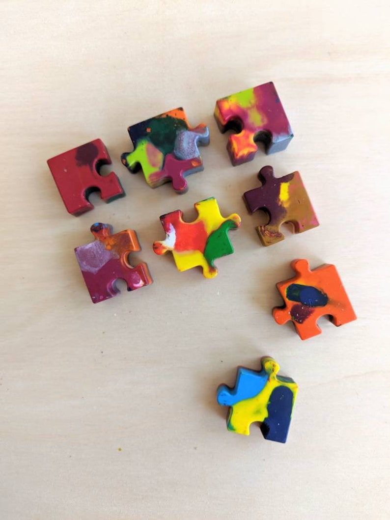 Puzzle Gifts Crayon Puzzle Unique Gifts for Kids Brain Etsy