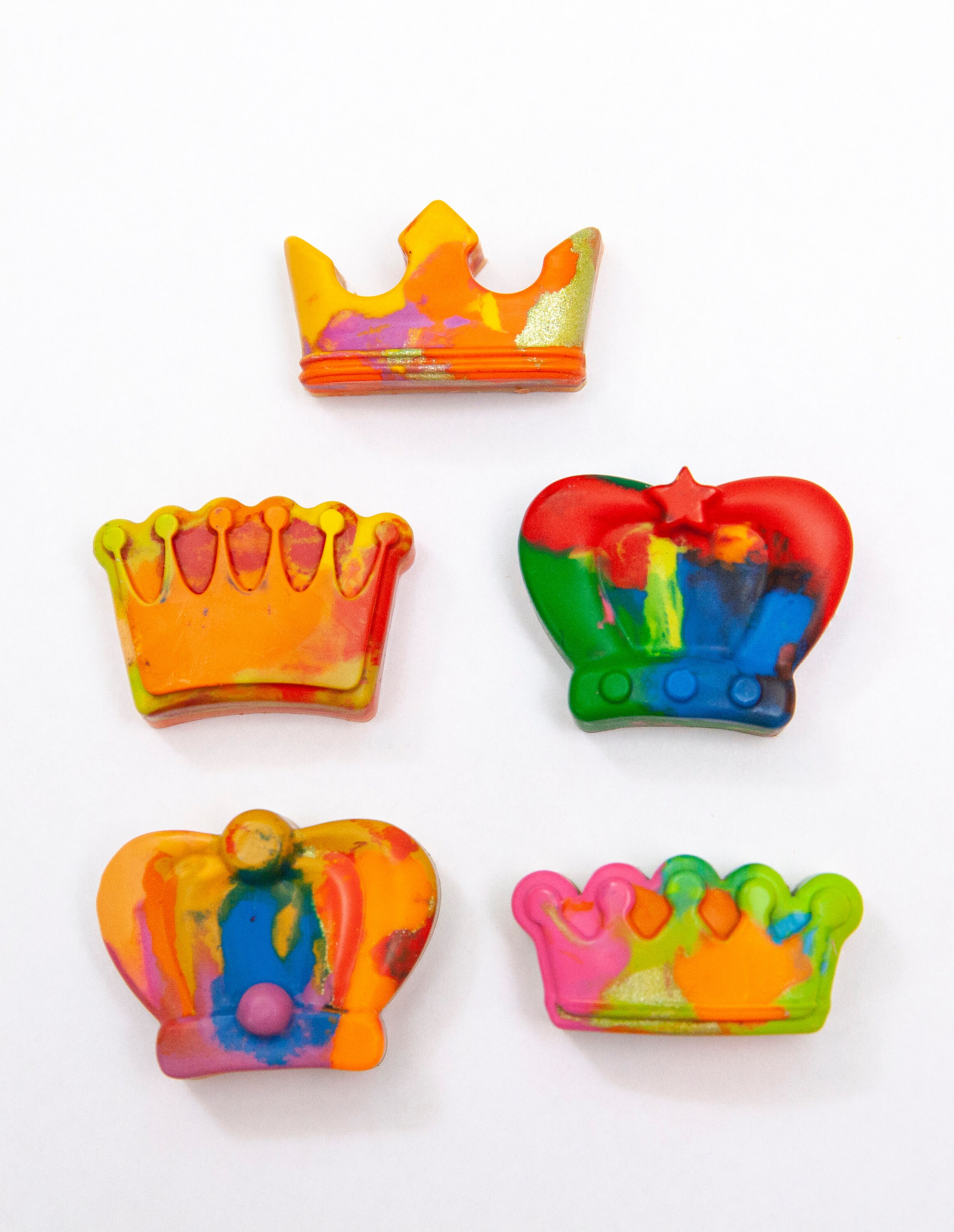 Princess Crayons Set of 20 Crown Crayon Princess Party Etsy