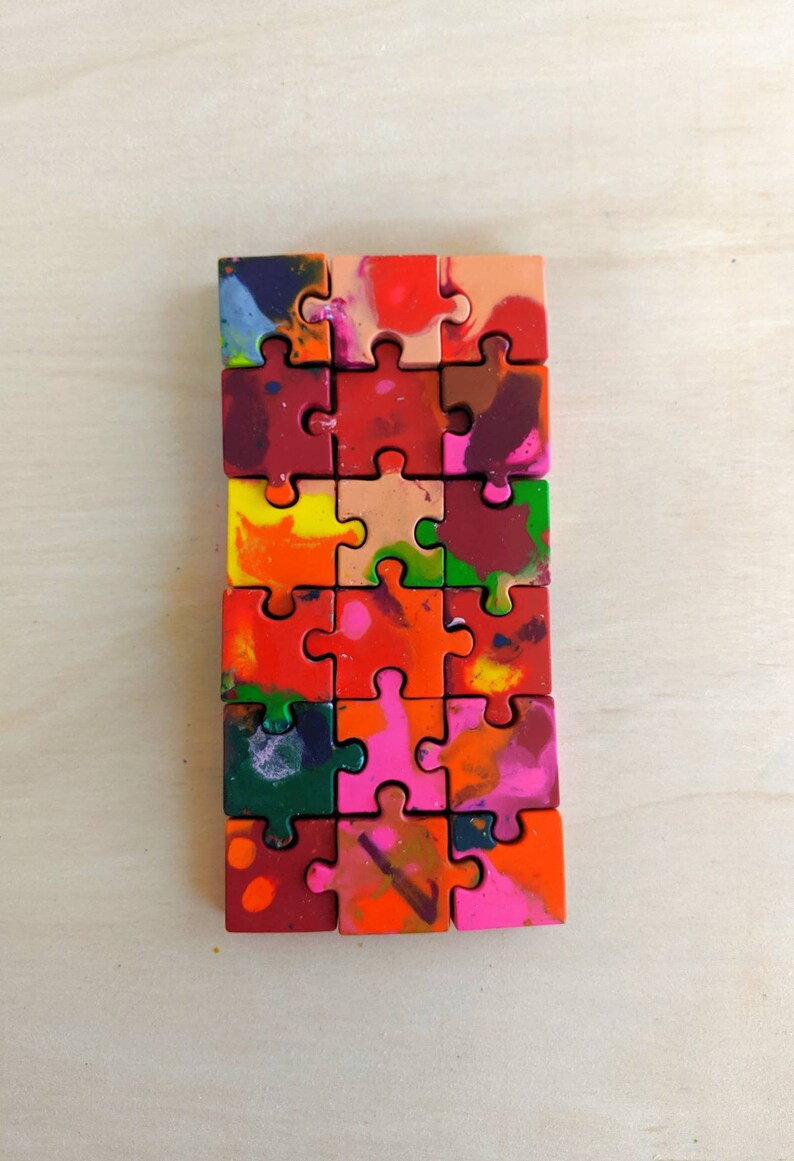 Puzzle Gifts Crayon Puzzle Unique Gifts for Kids Brain Etsy