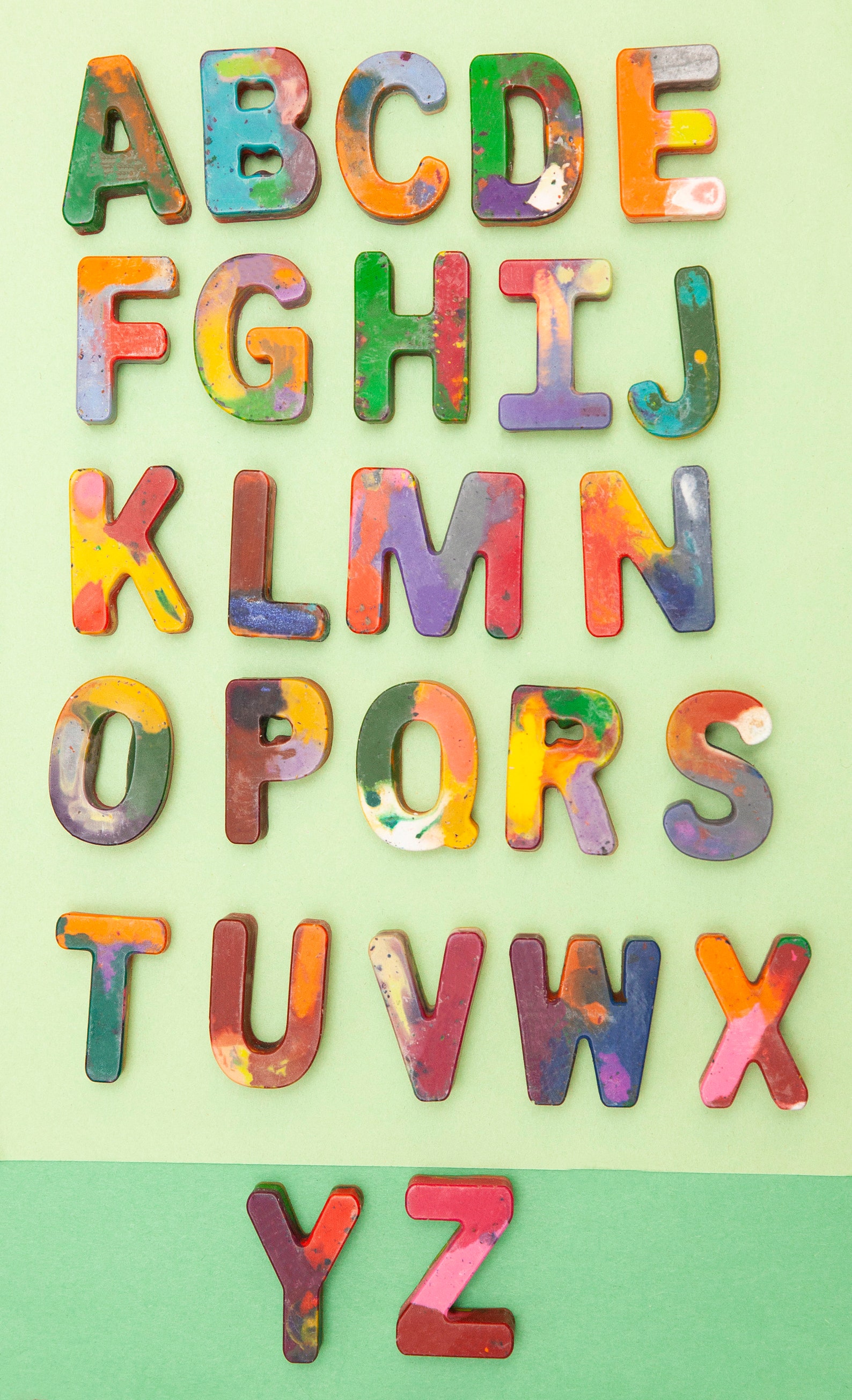 Kids Crayons Alphabet Letters Alphabet Toy Kids Gift - Etsy