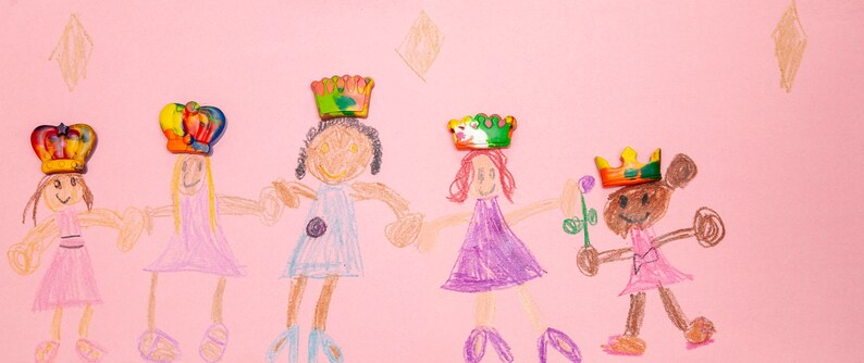 Rainbow Crayons Princess Birthday Crown Crayon Kids Gift Princess Crayons Set of 20 Kids Crayons Princess Party Royal Party