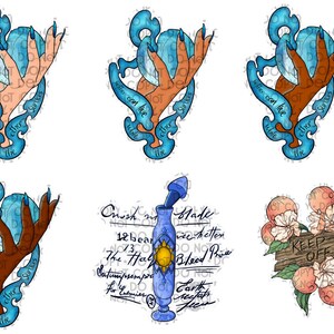 Wizard-Inspired Stickers