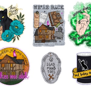 Witchy Sisters-Inspired Stickers