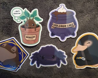 Ready to Ship - Wizard-Themed Stickers