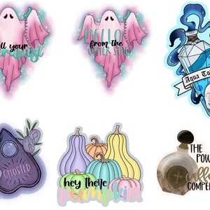 Spooky stickers
