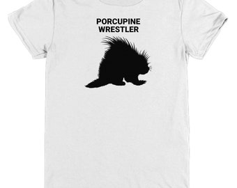PORCUPINE WRESTLER, Porcupine Lovers Kids T-Shirt, Porcupine Loving Kids Gift, Gift for Porcupine Owners, Rescuers, Youth T-Shirt