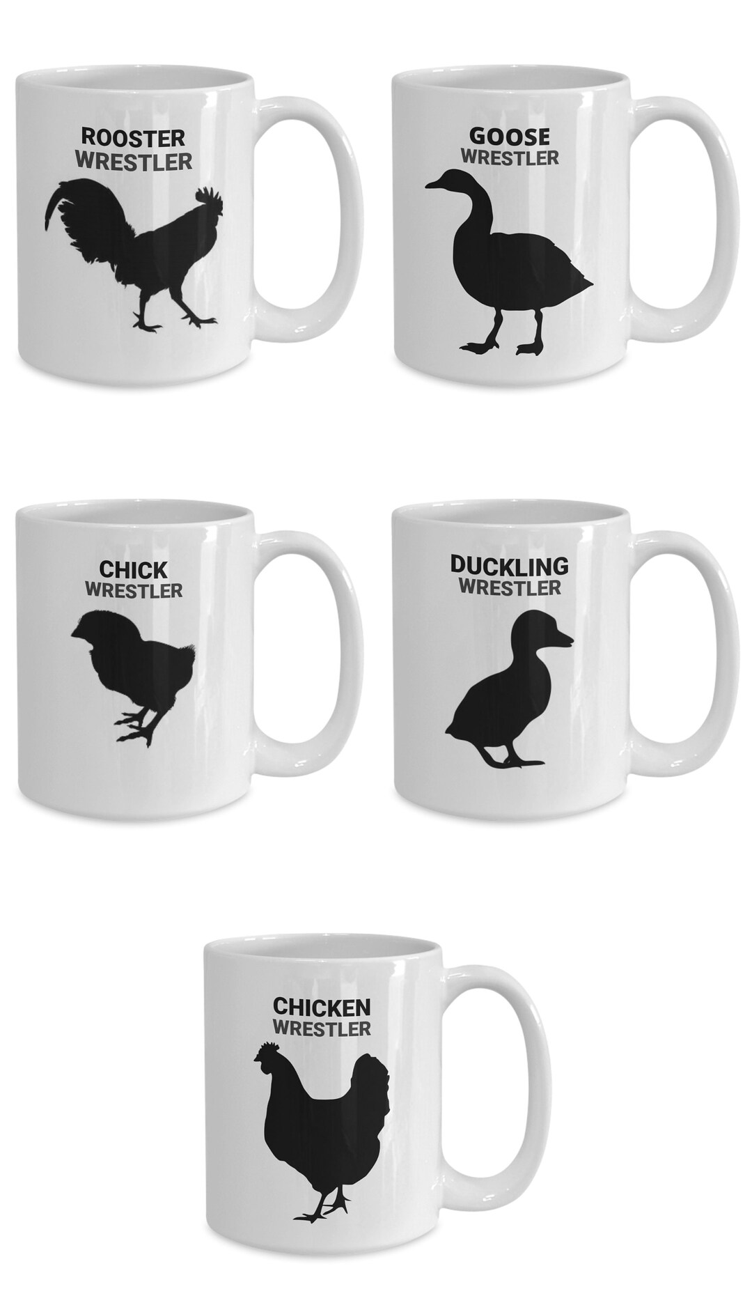 POULTRY BREEDERS SET, Poultry Lovers Mug, Poultry Lovers Gift, Gift for