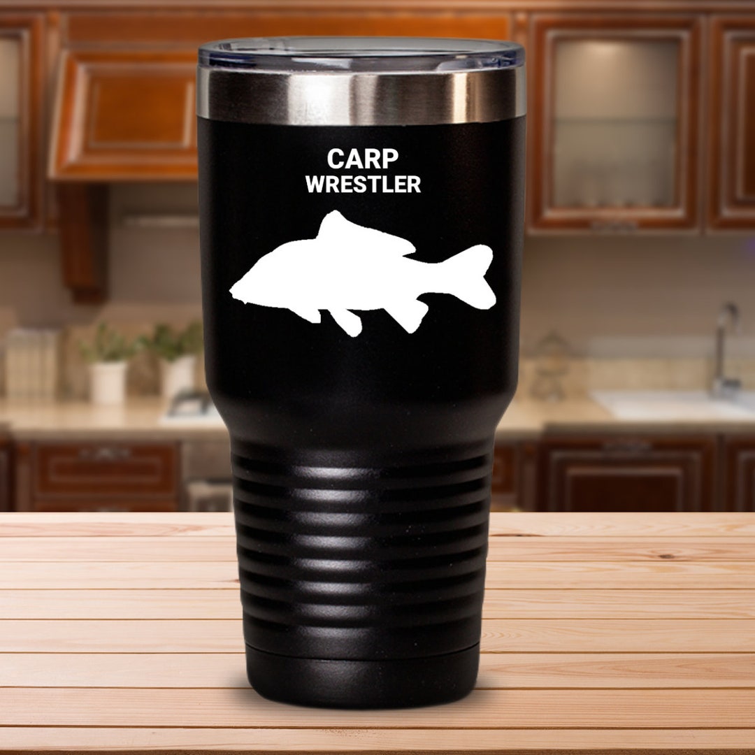 CARP WRESTLER, Carp Anglers Mug, Carp Fishermans Gift, Carp Fishing Mom Gift, Gift for Carp