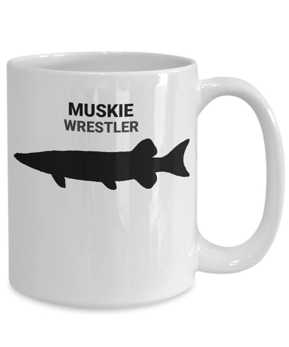 Muskie Man Ceramic Coffee Mug — Fish Face Goods