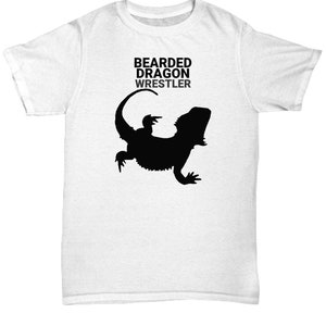 BEARDED DRAGON WRESTLER, Bearded Dragon Lovers T-Shirt, Dragon Lovers Gift, Gift for Bearded Dragon Owners, Pet Owners Gift, Unisex T-Shirt