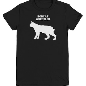 BOBCAT WRESTLER, Bobcat Lovers Youth T-Shirt, Bobcat Lovers Gift, Big Cat Kid Gift, Gift For Bobcat Lovers, Pet Lover, Youth T-Shirt