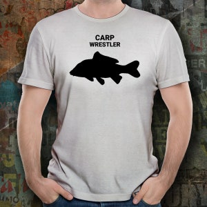 CARP WRESTLER, Carp Anglers Mug, Carp Fisherman’s Gift, Anglers Gift, Carp Fishing Mom Gift, Gift for Carp Fisherman, Unisex T-Shirts,