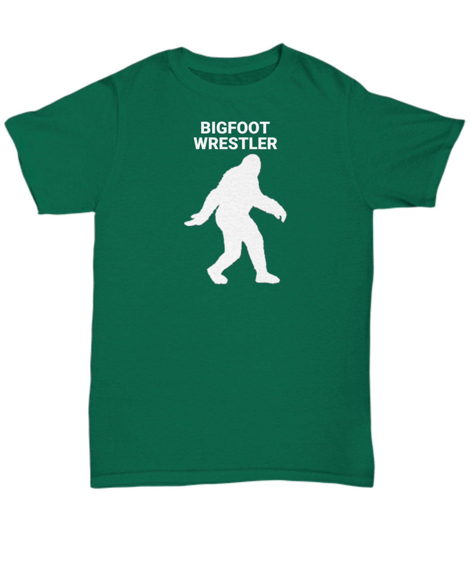 BIGFOOT WRESTLER Adult Unisex TShirt 100 Preshrunk Etsy