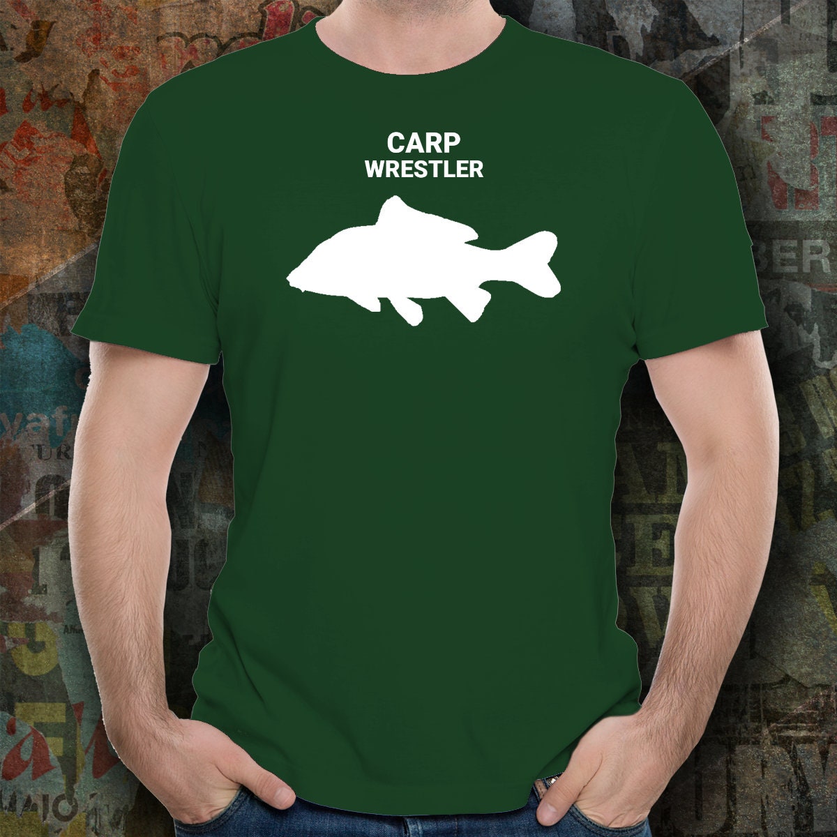 CARP WRESTLER, Carp Anglers Mug, Carp Fishermans Gift, Anglers Gift, Carp Fishing Mom Gift, Gift