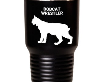 BOBCAT WRESTLER, Bobcat Lovers Mug, Bobcat Lovers Gift, Big Cat Mom Gift, Gift For Bobcat Lovers, Pet Lover, Hot Or Cold Drinks, Tumblers