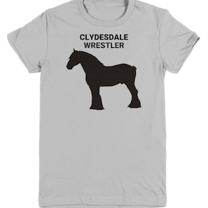 CLYDESDALE WRESTLER, Clydesdale Lovers T-Shirt, Clydesdale Lovers Gift, Horse Owners Gift, Gift for Horse Lovers, Youth T-Shirt