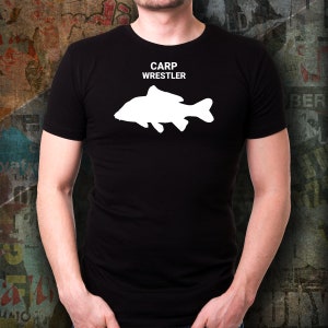 CARP WRESTLER, Carp Anglers Mug, Carp Fisherman’s Gift, Anglers Gift, Carp Fishing Mom Gift, Gift for Carp Fisherman, Unisex T-Shirts,
