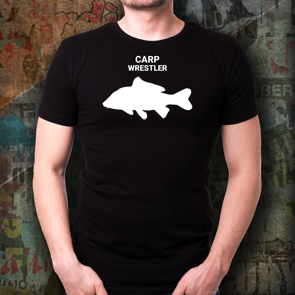CARP WRESTLER, Carp Anglers Mug, Carp Fishermans Gift, Anglers Gift, Carp Fishing Mom Gift, Gift