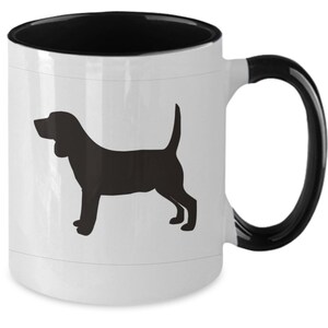 BEAGLE DOG, Beagle Lovers Mug, Beagle Dog Lovers Gift, Dog Mom Gift, Gift for Beagle Dog Owners, Pet Lover, Ceramic, Two-Tone, Coffee Mugs