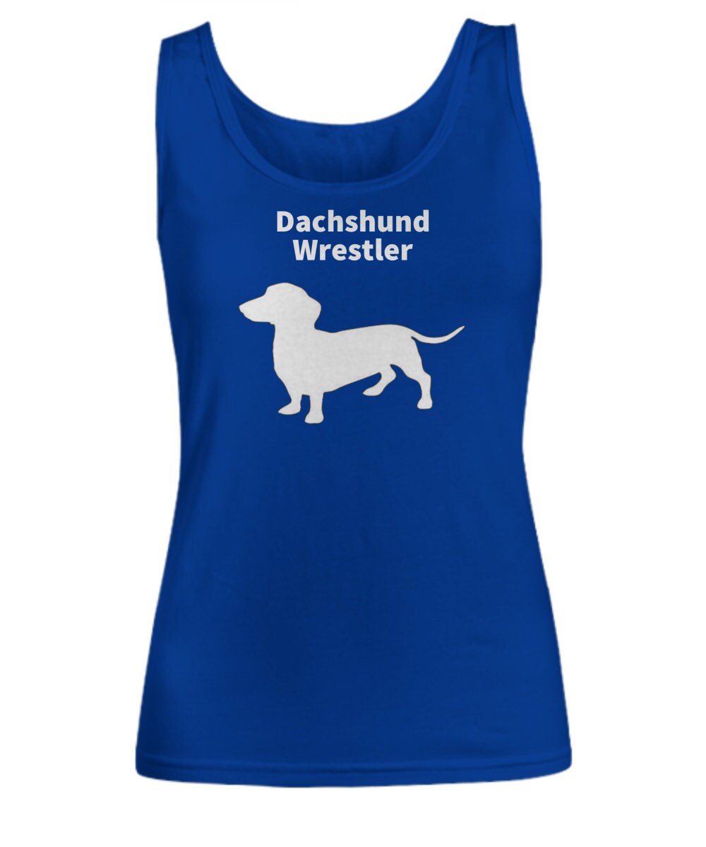 Dackel Single Line Design Tank Top - Lustiges Hundemotiv Für Herrchen Und Frauchen