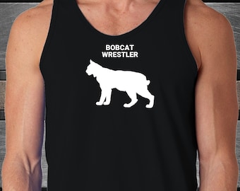 BOBCAT WRESTLER, Bobcat Lovers Tank Top, Bobcat Lovers Gift, Big Cat Mom Gift, Gift For Bobcat Lovers, Pet Lover, Adult, Unisex, Tank Top,