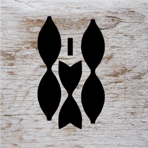 Bow Pattern SVG and PDF Cut File Digital file for Silhouette and Cricut