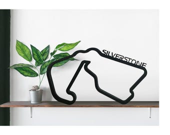 F1 Silverstone & Other Circuits Free Standing Wall Art - Add Speed and Style to Your Home Décor