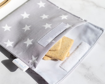 Herbruikbare snacktas, lunchpakket, voedseltas, eigentijds ontwerp, waterdicht, milieuvriendelijk, afvalvrij