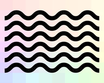 Wave SVG File, Wave Pattern Cricut SVG, Wave Dxf, Wave Cut File, Wave Cricut, Wave Clipart, Wave Silhouette, Wave Cutting File, Wave Png
