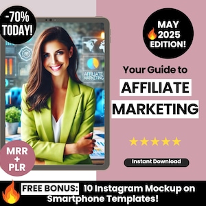 Beginners Affiliate Marketing Guide with Resell Rights, PLR Affiliate Marketing Guide, Master Resell Rights Marketing Guide