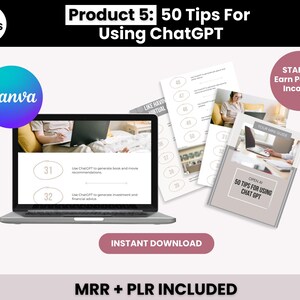 ChatGPT Guides For Business Growth with Master Resell Rights, Done for You ChatGPT Bundle to Sell on Etsy, PLR ChatGPT Small Business Guide image 7