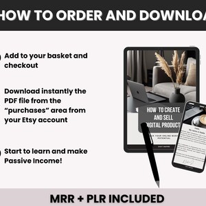 Digital Products Starter Kit with Master Resell Rights, How to Create and Sell Digital Products Bundle to Sell on Etsy for Passive Income image 9