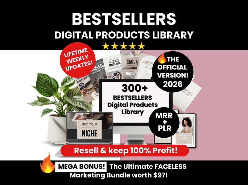 Digital Products Library With Master Resell Rights and Private Label ...