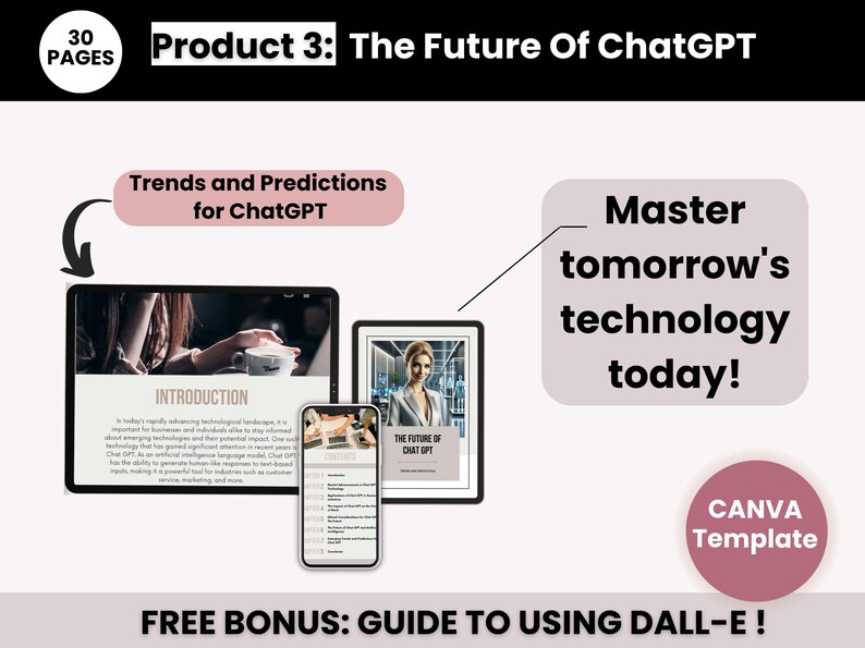 ChatGPT Guides For Business Growth with Master Resell Rights, Done for You ChatGPT Bundle to Sell on Etsy, PLR ChatGPT Small Business Guide image 5