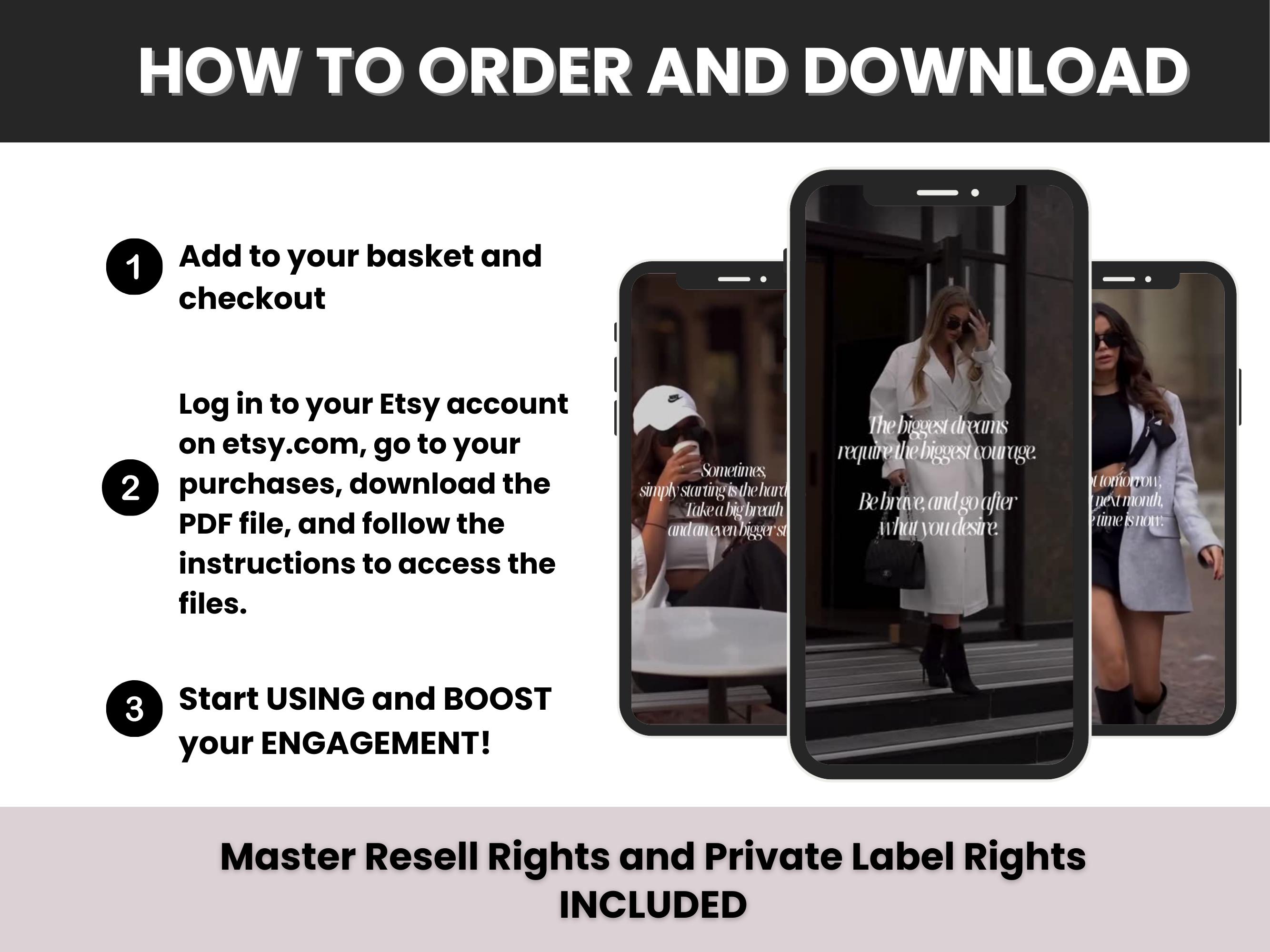 100 Hustling Mindset Woman Reels and Posts for Instagram With Master ...