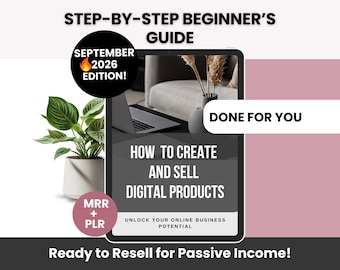 How to Create and Sell Digital Products Guide with Master Resell Rights and Private Label Rights, Create and Sell Digital Products on Etsy