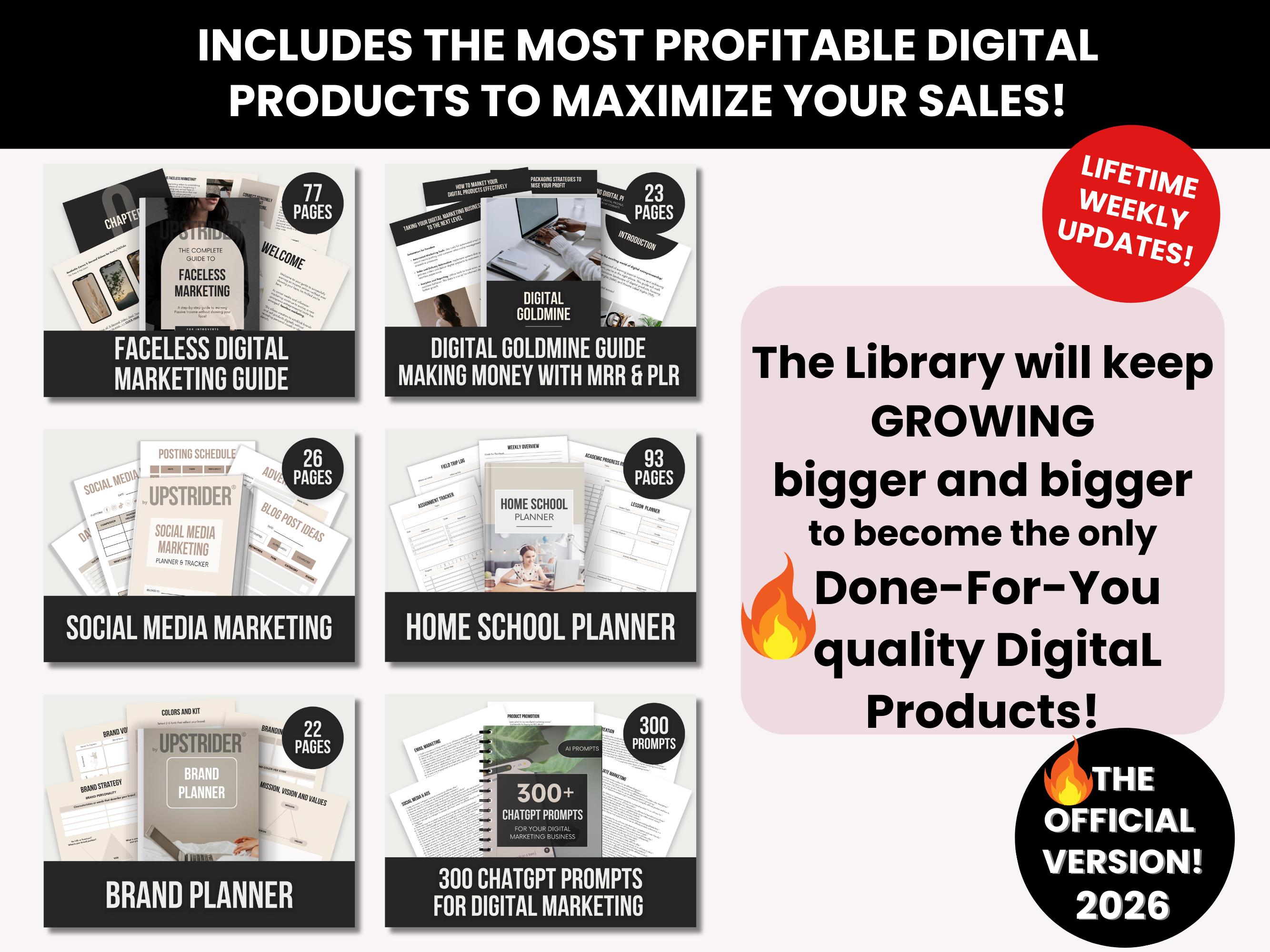 Digital Products Library With Master Resell Rights and Private Label ...