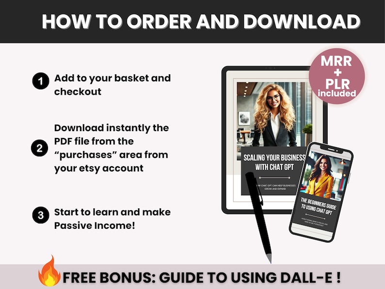 ChatGPT Guides For Business Growth with Master Resell Rights, Done for You ChatGPT Bundle to Sell on Etsy, PLR ChatGPT Small Business Guide image 9