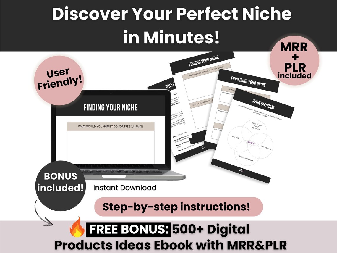 Example Niche Rms Entry How to Find Your Niche Guide With Private Label Rights, Done-for-you ...
