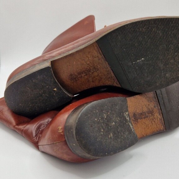 Vintage Salvatore Ferragamo Ankle Boots Size 8.5 … - image 5