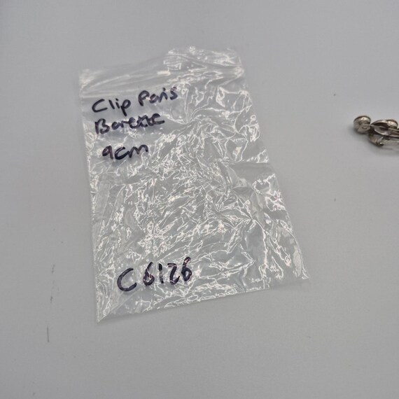 Sterling Silver Rectangle Stud Earrings Red Inlay - image 4